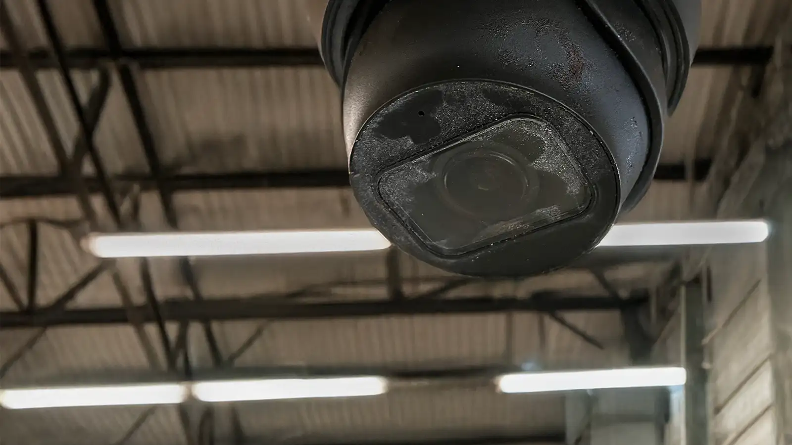 Sentinel Core mounted on a facility ceiling