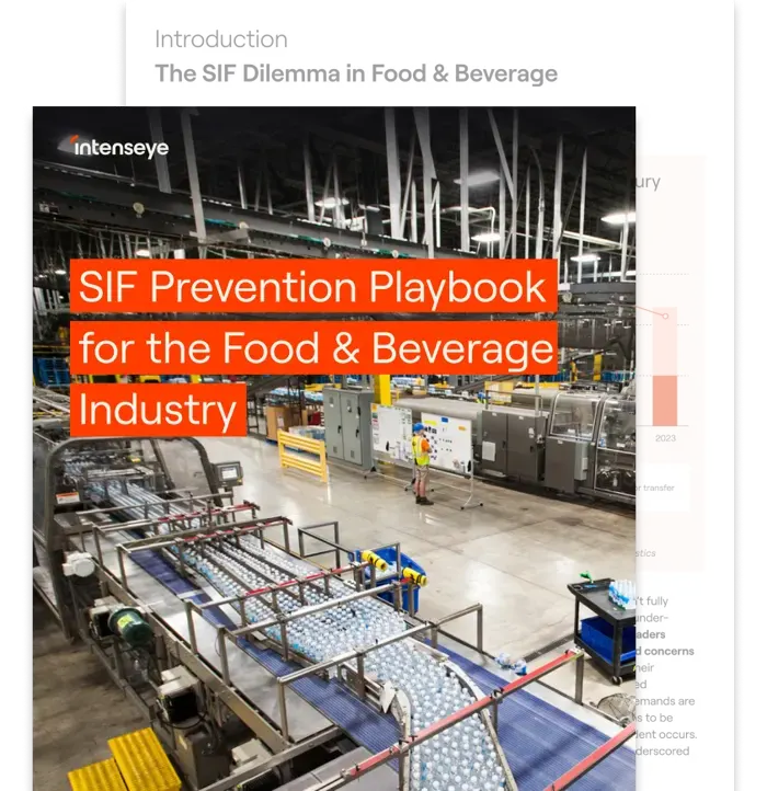 The SIF Playbook for Food and Beverage