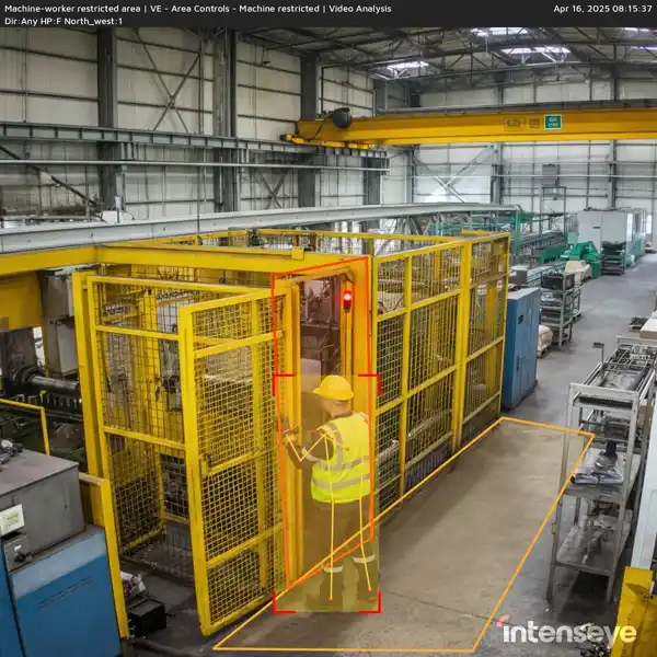 Restricted machine zone