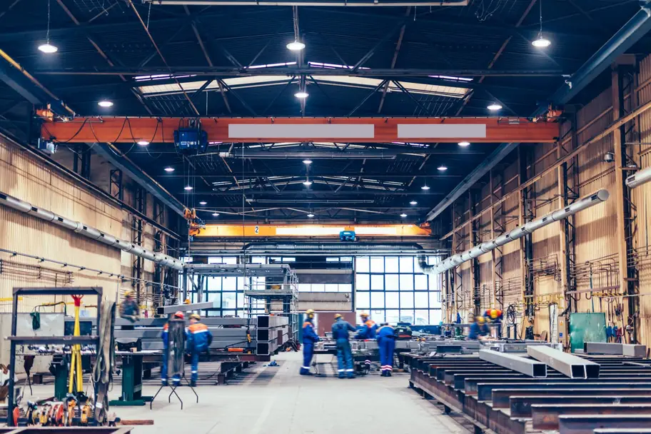 Heavy fabrication hall