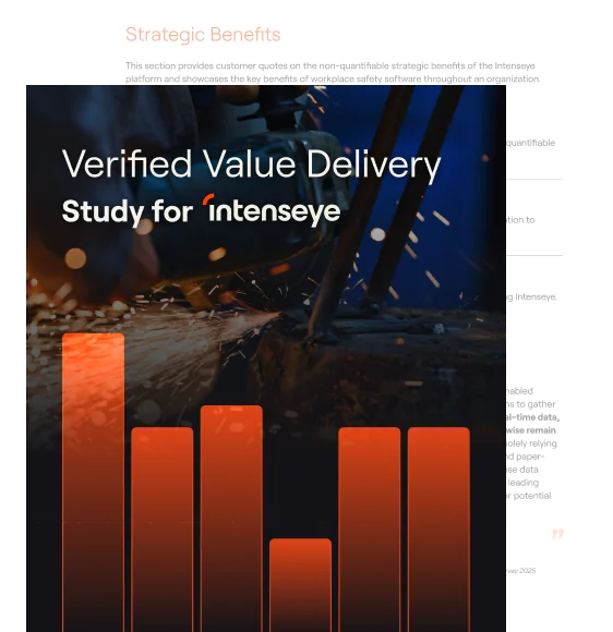 Verified Value Delivery — study for Intenseye, report cover