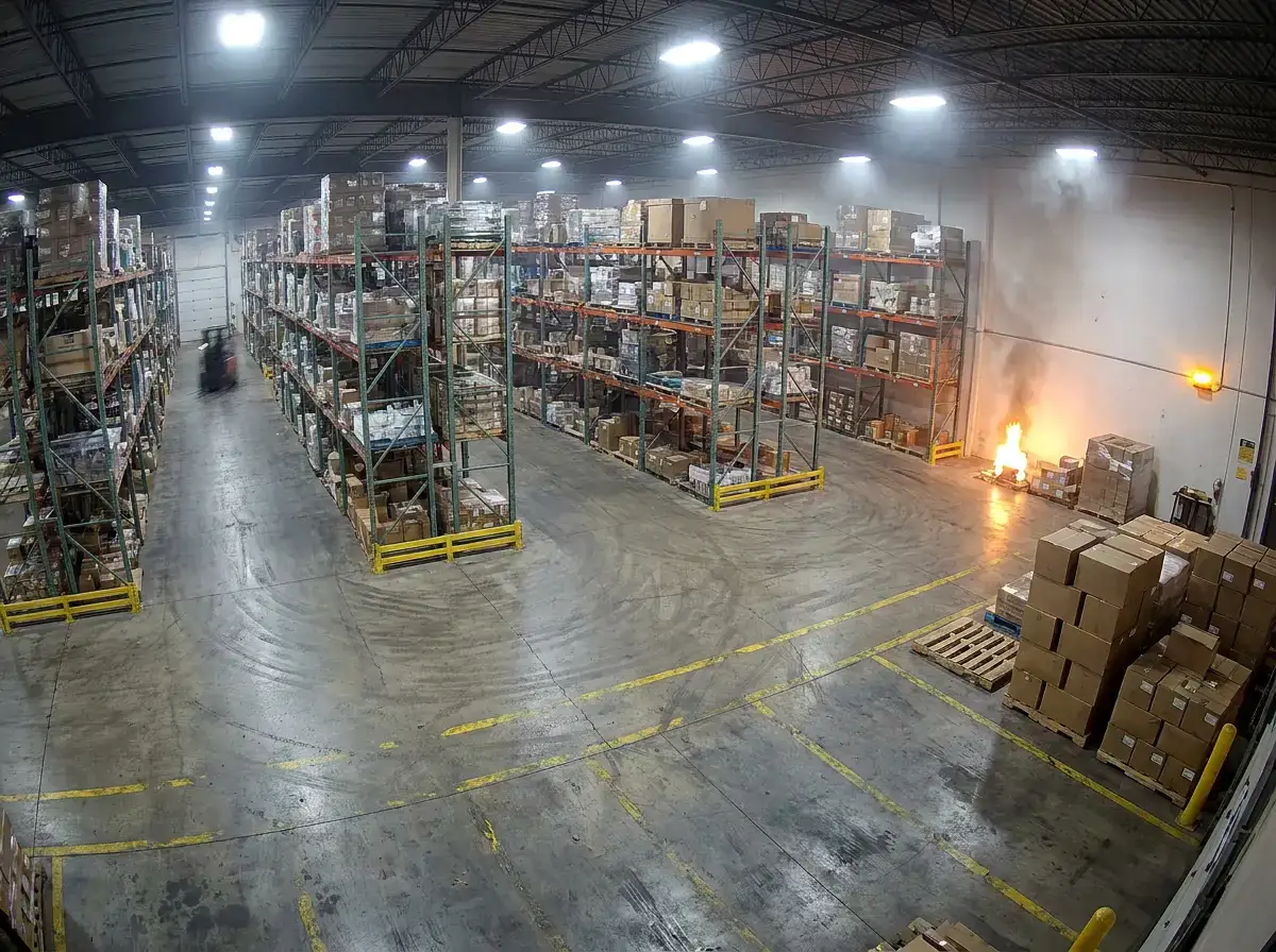 Early fire and smoke detection in storage areas by Sentinel Thermal